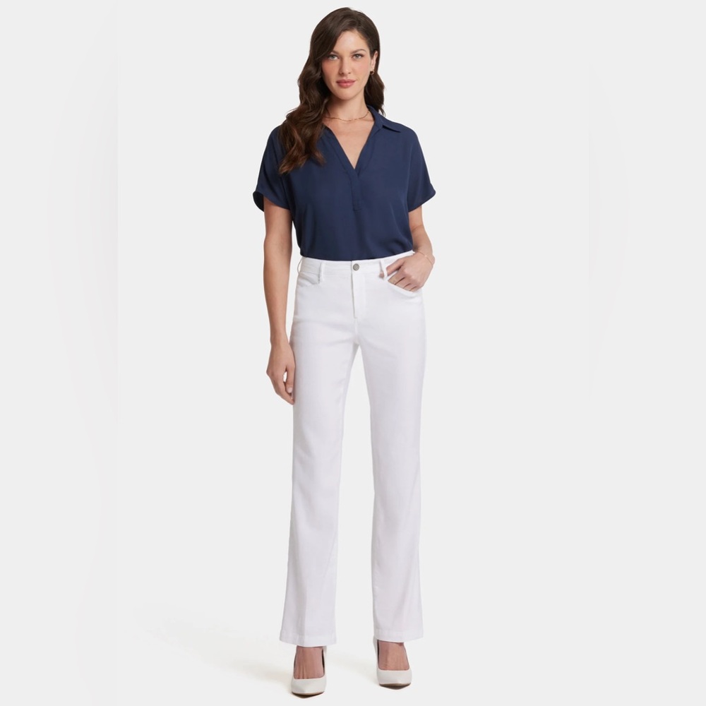 NYDJ Trouser Pants in Optic White